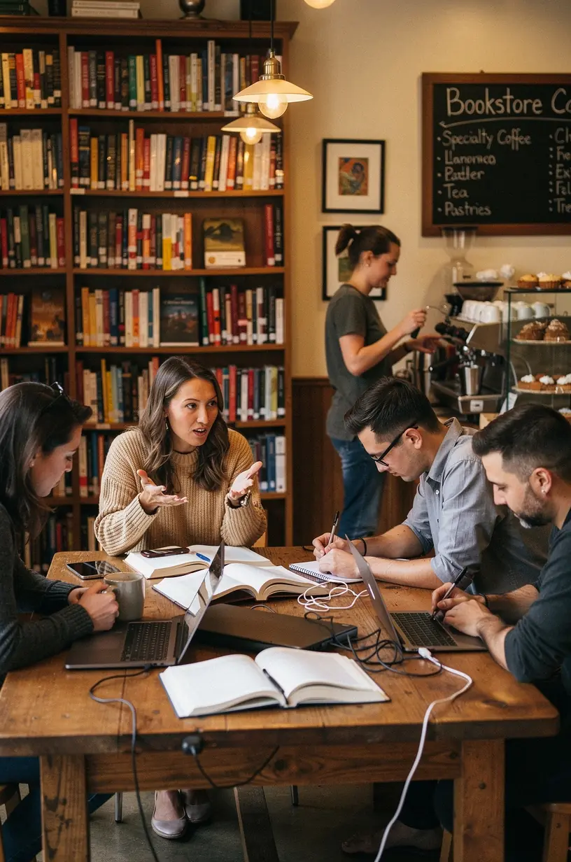 Team brainstorming session